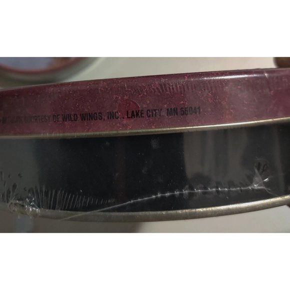 Vtg Dave Maass Duck 9.75" Round Tin Lake City Minnesota Wild Wings Artwork Rare - Picture 6 of 16